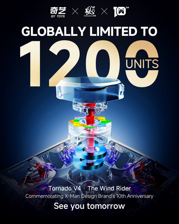 QY X-Man Tornado V4 M · The Wind Rider, 10th Anniversary LE Limited Edition