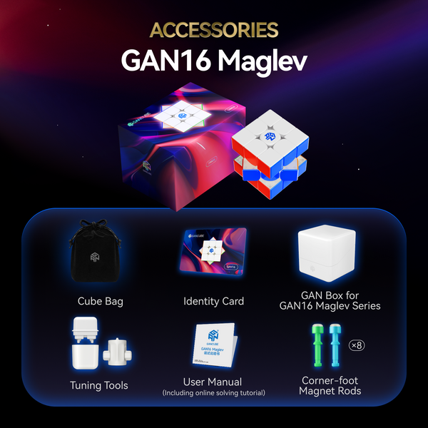 GAN 16 MagLev UV Coated