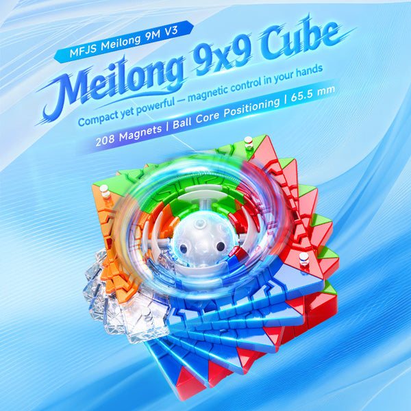 Moyu MFJS MeiLong 9M V3 Ball Core Magnetic 9x9 Speed Cube
