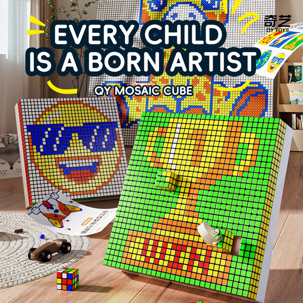 QiYi Mosaic Cube 10x10 Pixel Art Set (100-Cube)