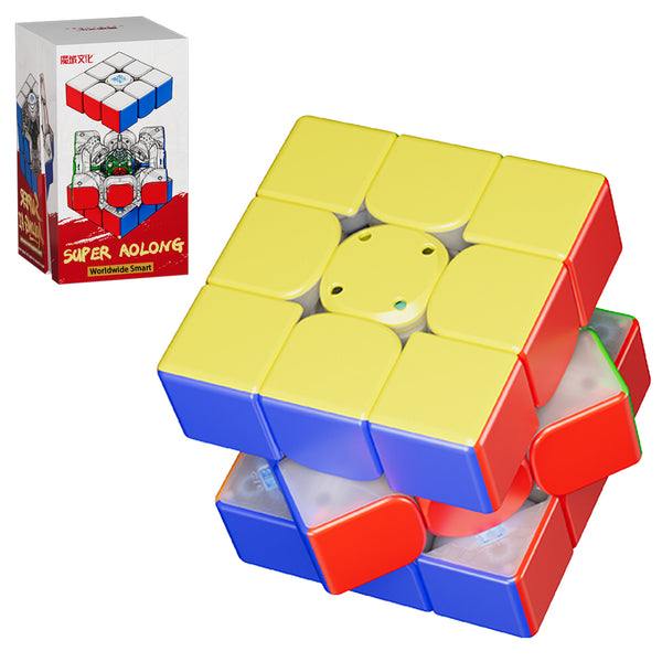 MoYu Super AoLong AI 3x3 Smart Cube (20-Magnet Ball Core MagLev, UV Coated)