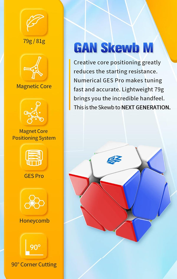 GAN Skewb Cube (Standard Frosted Version)
