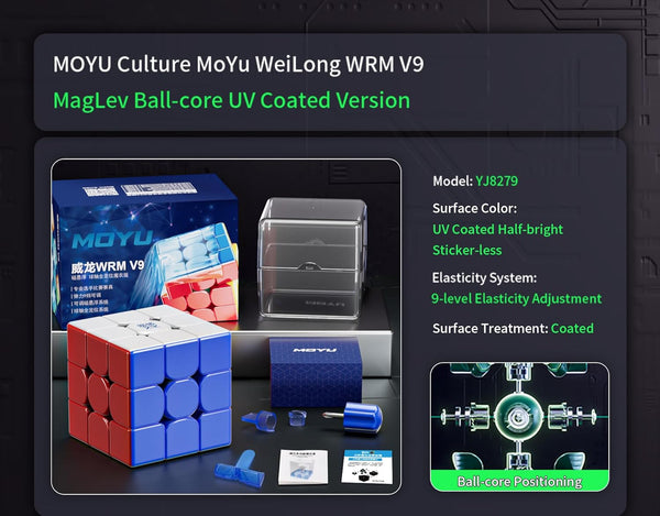 Moyu WRM V9 (MagLev Ball Core UV Coated Version)