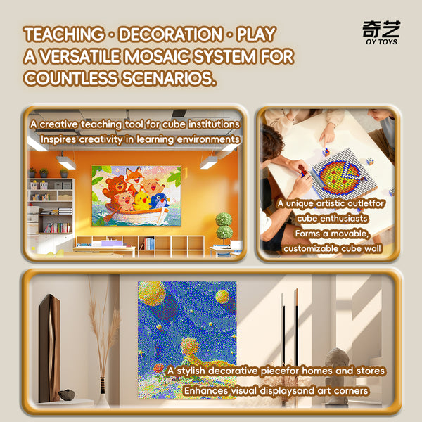 QiYi Mosaic Cube 10x10 Pixel Art Set (100-Cube)
