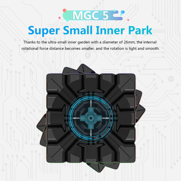 YJ MGC 5x5 Magnetic Stickerless Flagship Speed Cube