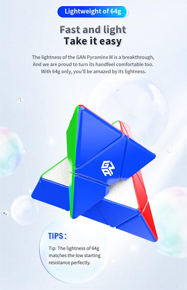 GAN Pyraminx M (Standard Core Positioning Frosted Ver.)