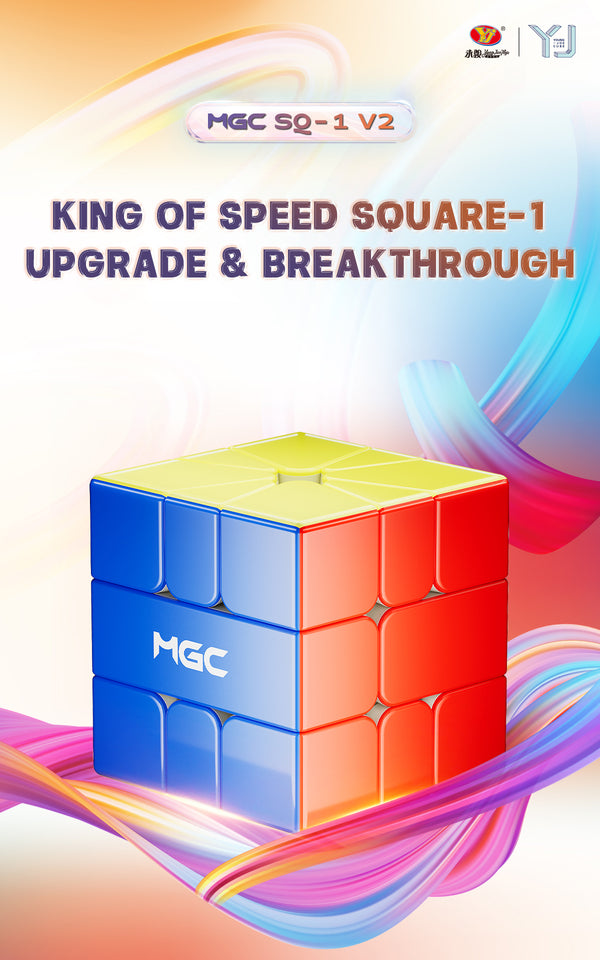 YJ MGC SQ-1 V2 Magnetic Square One Speed Cube (UV Coated)