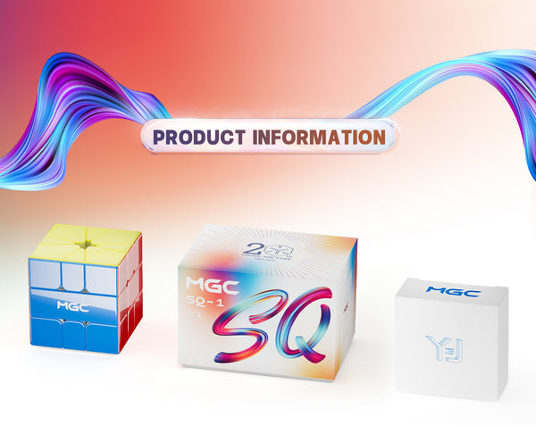 YJ MGC SQ-1 V2 Magnetic Square One Speed Cube (UV Coated)