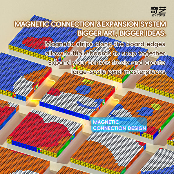 QiYi Mosaic Cube 10x10 Pixel Art Set (100-Cube)