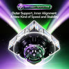 GAN 17 MagDrive UV Coated 2026 Flagship 3x3 Speeed Cube (196-Magnet MagLev)