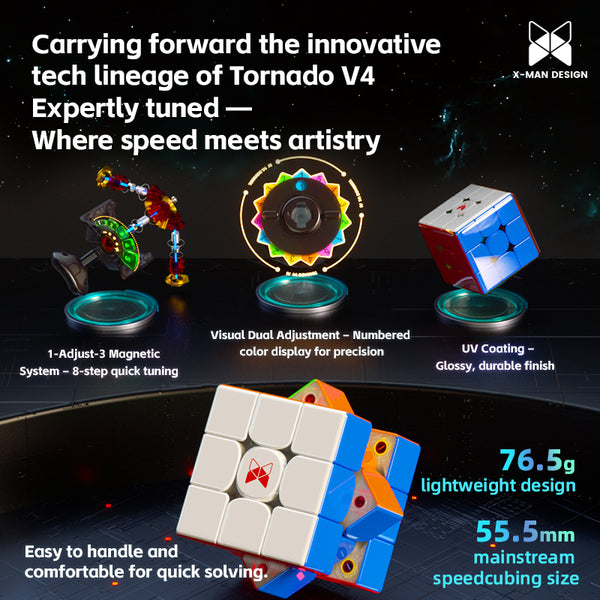 X-Man Tornado Al Smart Cube UV Coated (Pioneer Charging Box Version)