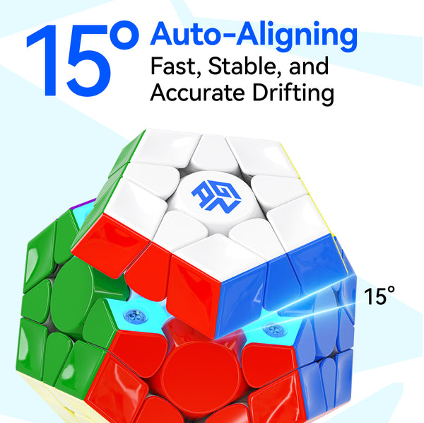 GAN Megaminx V2 UV Coated Speed Cube (Black Version)