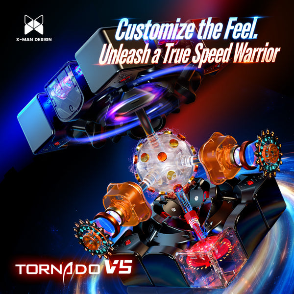 QY X-Man Tornado V5 Pioneer 3x3 (20M Ball Core MagLev, UV Coated)