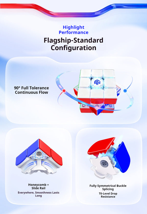 GAN i4 MagLev 3x3 Flagship Smart Cube (UV Coated, Fast Charging)