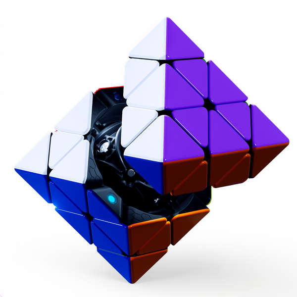 DianSheng FTO NEO Magnetic Ball-Core Cube (Black Internal Version)