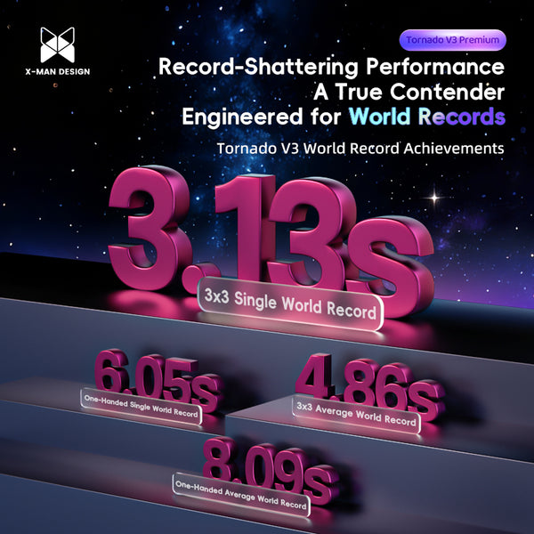 QY X Man Tornado V3 Premium 3x3 Magnetic (Standard)