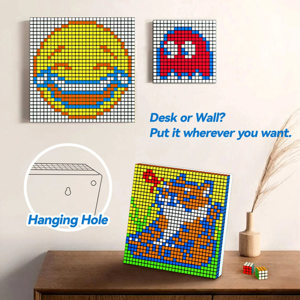 GAN Mosaic Cube Grey Piece frame (10x10 Set)