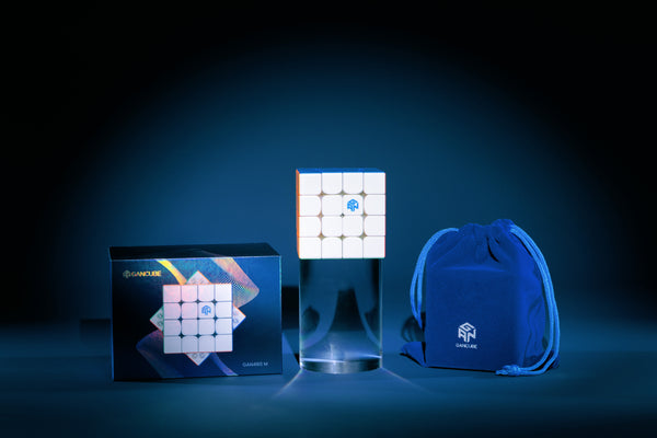 GAN 460 M V2 Frosted 4x4 Magnetic Speed Cube