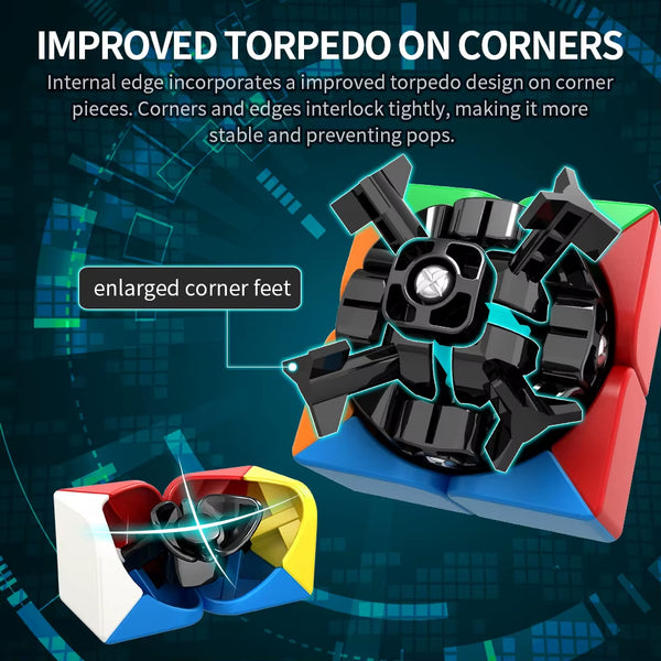 Moyu MFJS MeiLong 2 Non-Magnetic 2x2 Speed Cube