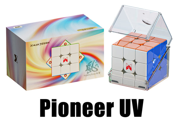 QY X Man Tornado V3 Premium 3x3 MagLev (Pioneer UV)