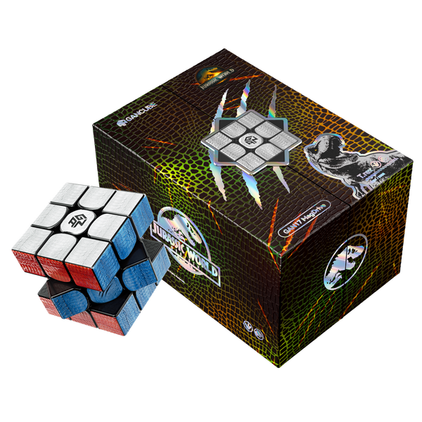 GAN 17 MagDrive Jurassic World Edition cube and themed gift box