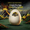 Dinosaur-egg-shaped GANBOX included with the Dinosaur-Egg Version