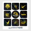 Jurassic World themed DIY sticker sheet