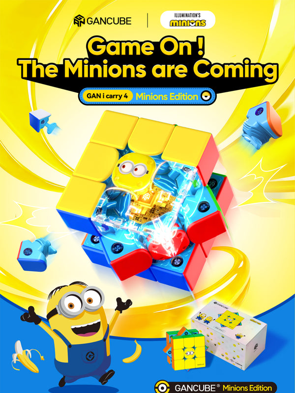 GAN i Carry 4 Minions Edition 3x3 speed cube