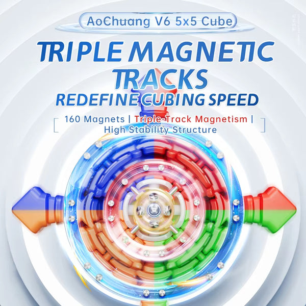 Moyu AoChuang V6 5x5 (Triple Track UV Coated Version)