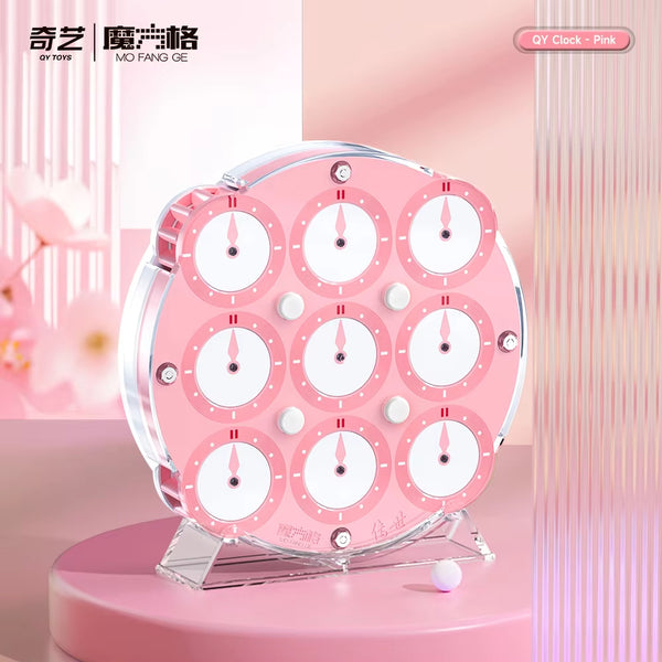 QiYi Magnetic Magic Clock (Pink Rose Sakura Special Edition)