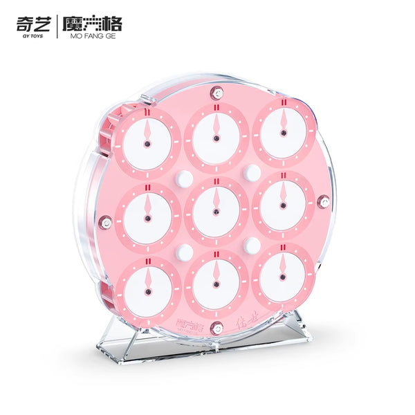 QiYi Magnetic Magic Clock (Pink Rose Sakura Special Edition)