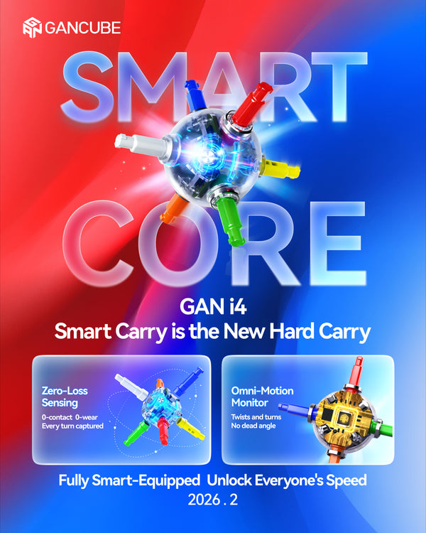 GAN i4 Leap 3x3 Flagship Smart Cube (Frosted, Fast Charging)