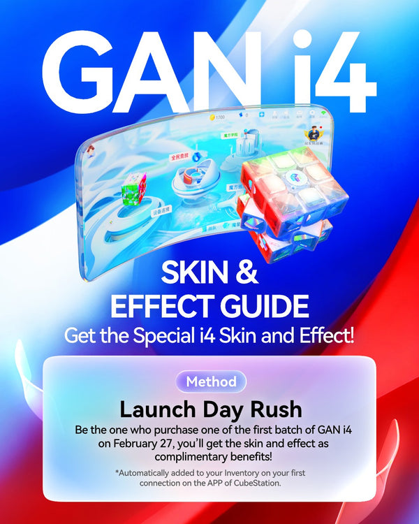 GAN i4 Leap 3x3 Flagship Smart Cube (Frosted, Fast Charging)