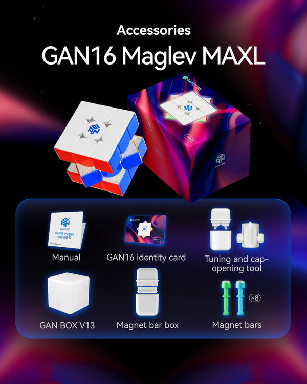 GAN 16 MagLev MaxL 3x3 (57mm, UV Coated)