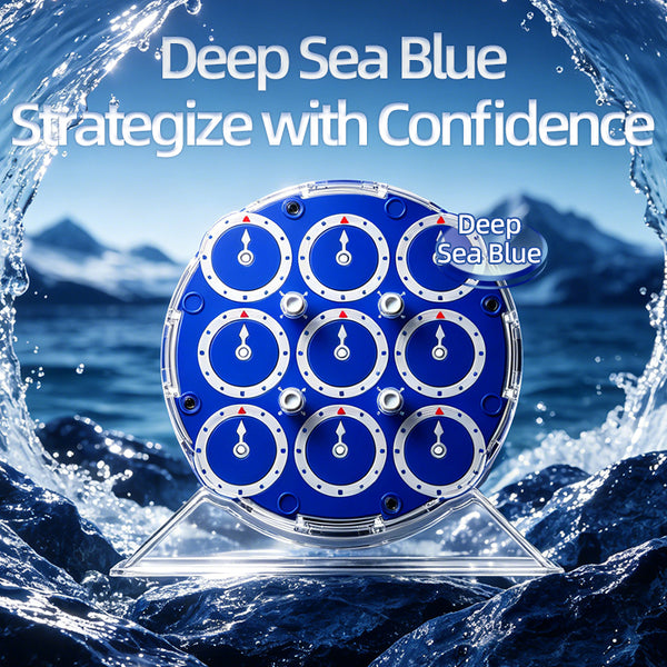 MoYu WeiLong 4x4 Magnetic Clock (Deep Sea Blue Version)