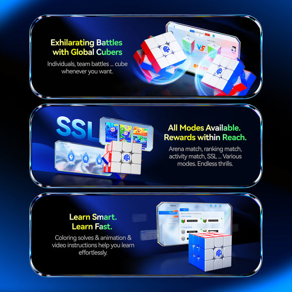 GAN 16 Ui MagLev Max 3x3 Bluetooth Smart Speed Cube