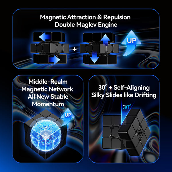 GAN 16 Ui MagLev Max 3x3 Bluetooth Smart Speed Cube
