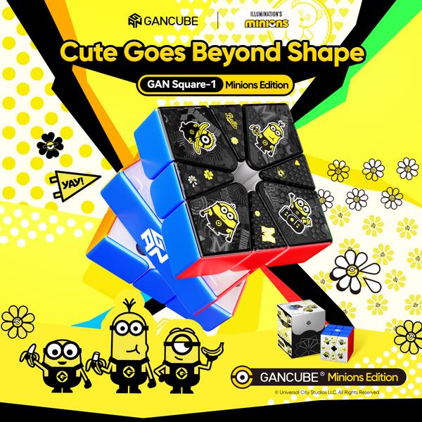 GAN SQ-1 MagLev UV Minions Edition Square-1 Speed Cube