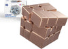 Moyu Mirror Cube V2 Ball-Core Rose Gold UV Coated Magic Cloth Version