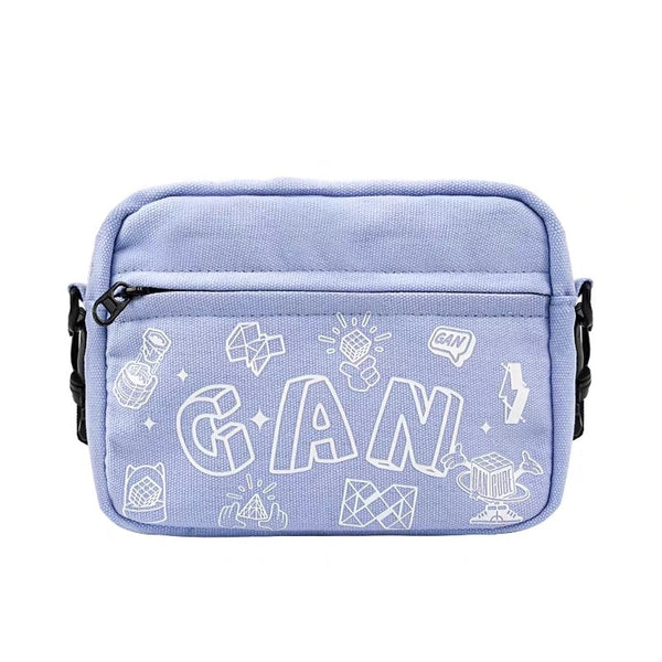 GAN Musette Bag (Smoky Blue) – Lightweight Crossbody Cube Bag