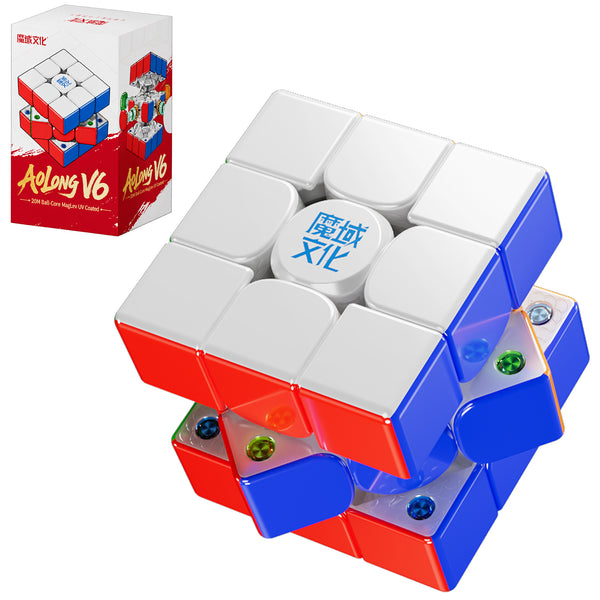 Moyu AoLong V6 20-Magnet Ball-Core MagLev UV Coated cube with English retail box