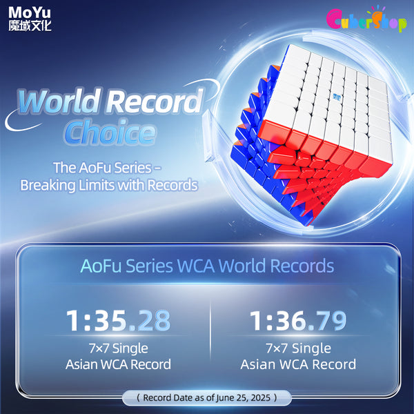 MoYu AoFu V5 7x7 Cube Triple-Track Magnetic Version