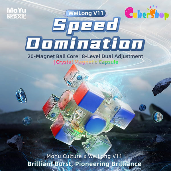 Moyu WeiLong V11 WRM (20-Magnet Ball Core, MagLev, UV Coated)