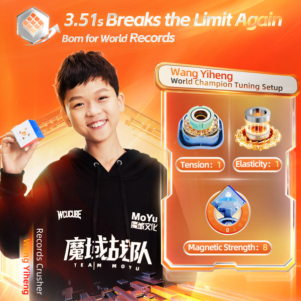 MoYu PB Cube WR 20-Magnet Ball-Core 3x3 Magnetic Speed Cube