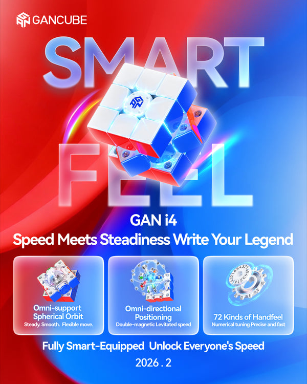 GAN i4 Leap 3x3 Flagship Smart Cube (Frosted, Fast Charging)