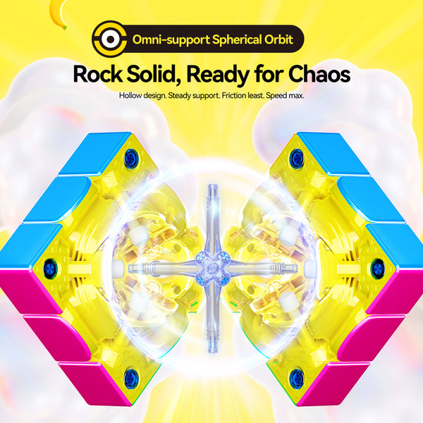 GAN V100 Minions Edition 3x3 Speed Cube