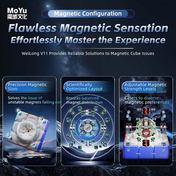 Moyu WeiLong V11 WRM (20-Magnet Ball Core, MagLev, UV Coated)