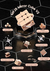 Moyu Mirror Cube V2 Ball-Core Rose Gold UV Coated Magic Cloth Version