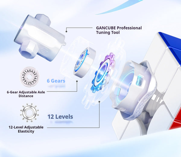 GAN i4 MagLev 3x3 Flagship Smart Cube (UV Coated, Fast Charging)