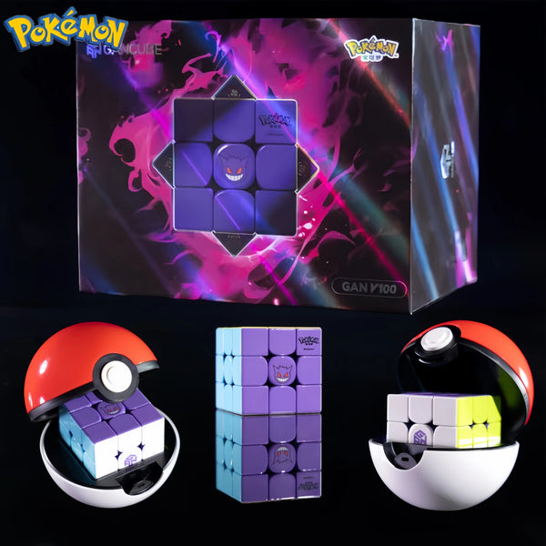 GAN V100 MagLev UV Gengar (Pokémon Special Edition) - 3x3 Speed Cube